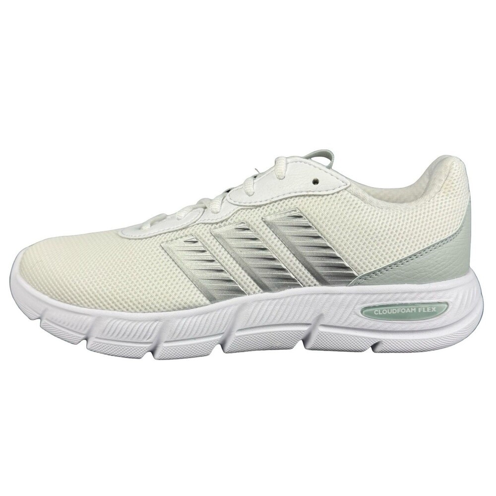 Adidas Womens Size 9 Wide Sneakers Shoes Cloudfoam Flex Laces Arch Rise New